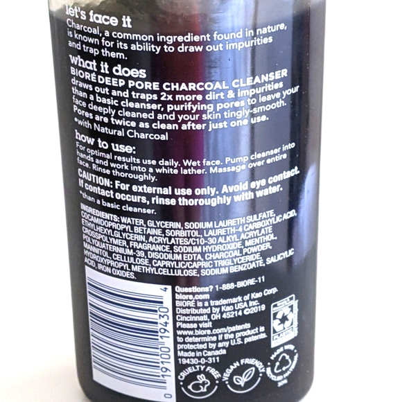 BIORE CHARCOAL DEEP PORE CLEANSER - Picture 5 of 5